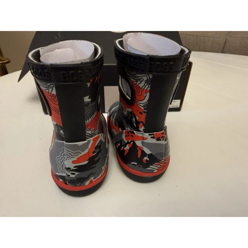 Bogs Little Boys Baby Toddler Rain Boots Sz 4 New